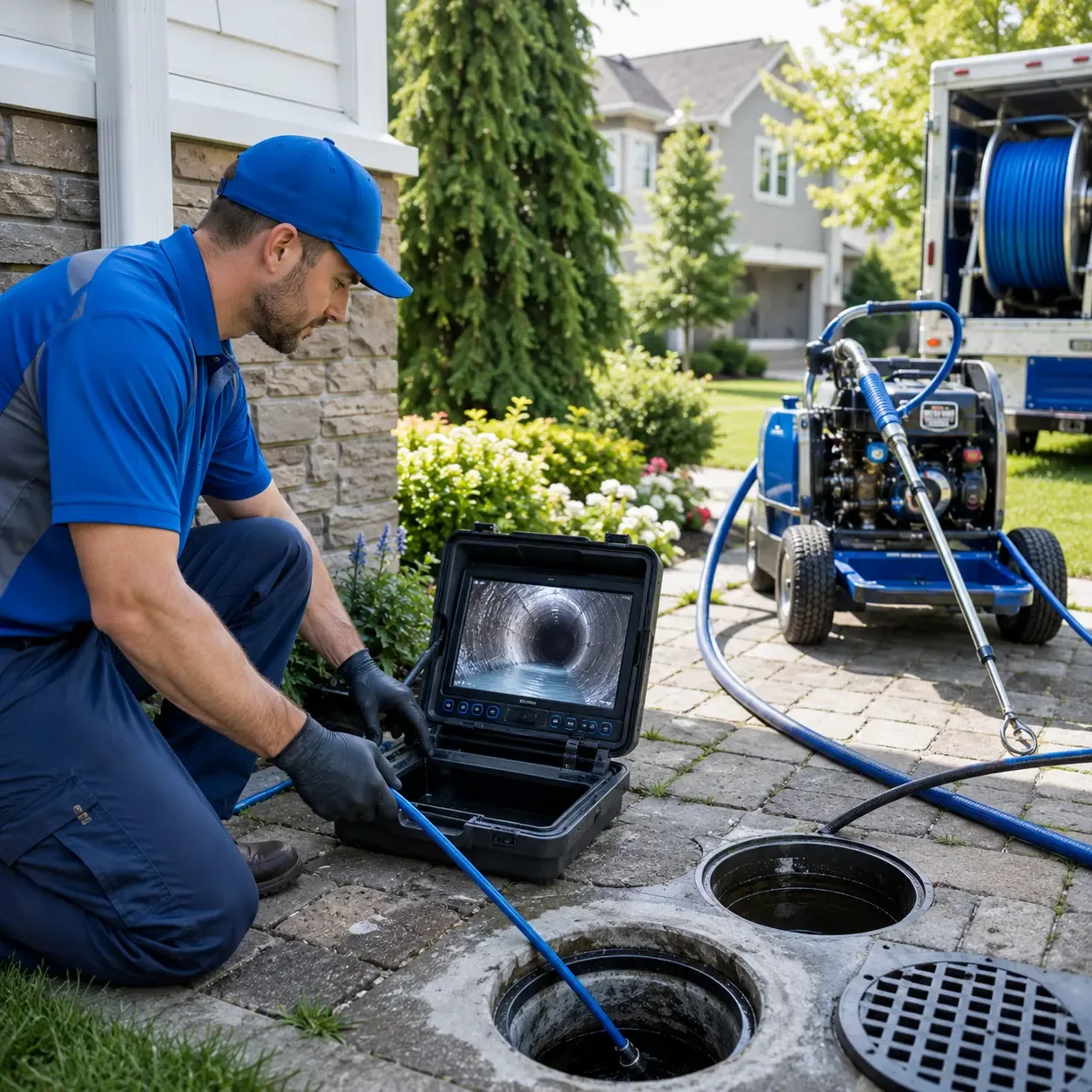 Outdoor drain cleaning professionals serving Harpersfield, NY